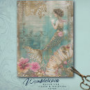 Search for mermaid decoupage paper Elegant