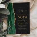 Search for emerald green and gold birthday invitations Chic