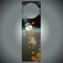 Search for halloween decor door door hangers Black