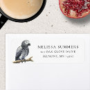 Search for parrot return address labels Bird