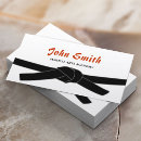 Search for self defense business cards Martial arts