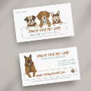 Search for dog walker business cards Cute