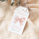 Search for ribbon gift tags Bow baby shower