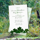 Search for irish wedding invitations Clover