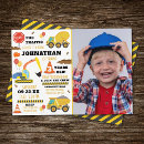 Search for construction 3rd birthday invitations Stop the traffic