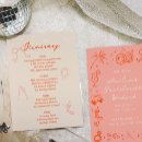 Search for itinerary invitations Bridesmaid
