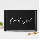 Search for bed and breakfast guest books Black and white