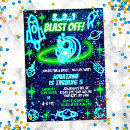 Search for spaceship birthday invitations Blast off