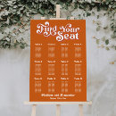 Search for retro wedding seating charts Table