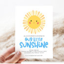 Search for sunshine and rainbows invitations Cute