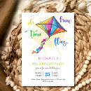Search for kite birthday invitations Boy