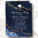 Search for blue and gold graduation invitations High school