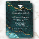 Search for teal invitations graduation