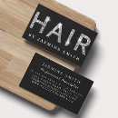 Search for diamond business cards Hair stylist