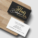 Search for black and gold business cards chic