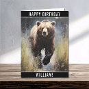 Search for bear birthday cards Brown