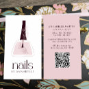 Search for nail polish bottle business cards Blush pink