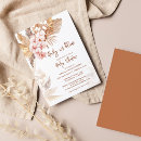 Search for white roses invitations pampas grass