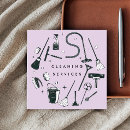 Search for purple house business cards Janitorial