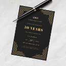 Search for 50th anniversary dinner invitations Black and gold