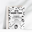 Search for hockey birthday invitations Sports