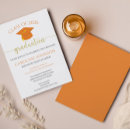 Search for gold lettering invitations Graduate