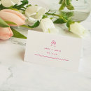 Search for pink place cards Boho chic
