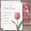 Search for tulip bridal shower invitations Greenery