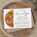 Search for fun rehearsal dinner invitations Love and pizza