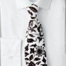 Search for black and white floral ties Modern