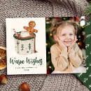 Search for hot cocoa christmas cards Gingerbread man