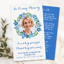 Search for forget me not cards Celebration of life