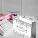 Search for white gift bags Silver