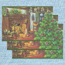 Search for log cabin wrapping paper Christmas tree