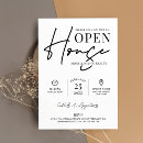 Search for real estate open house invitations Modern