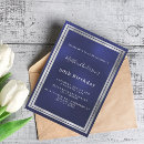 Search for mens 80th birthday invitations Navy blue