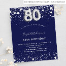 Search for budget birthday invitations Navy blue