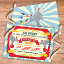 Search for circus baby shower invitations Elephant
