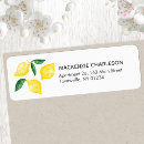 Search for lemon return address labels Fruit