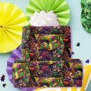 Search for mardi gras wrapping paper Green