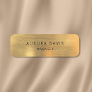 Search for luxury name tags Metallic