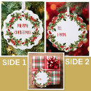 Search for card ornaments Red and green