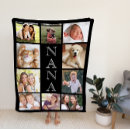 Search for grandchildren blankets Nana