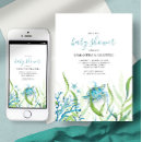 Search for turtle baby shower invitations Blue