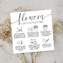 Search for florist business cards Minimalist
