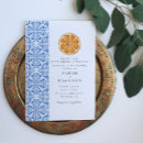 Search for blue and orange wedding invitations Watercolor