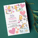 Search for girls 3rd birthday invitations Baby girl
