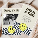 Search for happy face birthday invitations 5th