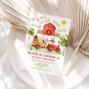 Search for red tractor birthday invitations Farm