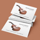 Search for ukulele business cards Music